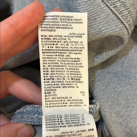 Gap Denim Mini Dress Size 4 - Picture 12 of 12